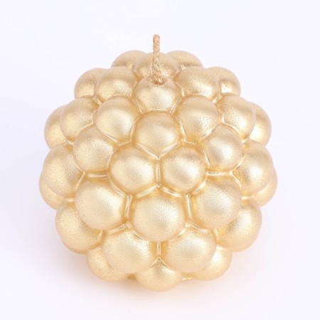 Figure candle "Babble" round, 5.5x5.5 cm, gold-2