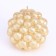 Figure candle "Babble" round, 5.5x5.5 cm, gold