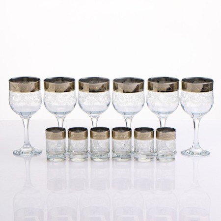 Mini-bar "elegant", 12 items, for wine, engraving 240/50 ml-3