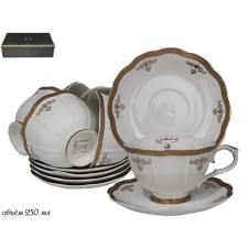 Tea set of Lenardi Empire, 250 ml, 12 items