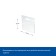 Benic holder for a hook, suspended, 7 × 3.9 cm, transparent