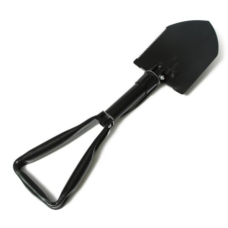 Shovel is tourist, folding, l = 62 cm, saw, metal stalk with a handle, in a case, mix, Greengo-2