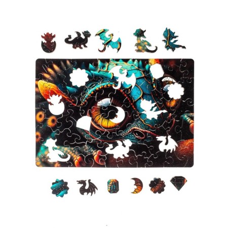 Puzzle mini "Emerald Dragon"-1
