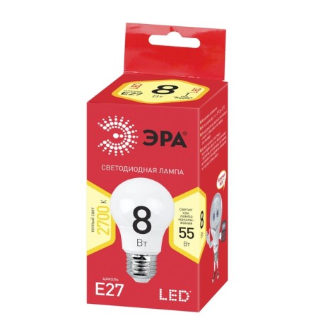 LED LED era Red Line “Pear”, 8 W, E27, 640 lm, 2700k, glow warm white-3