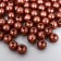 Beads for creativity plastic "Chocolate-brown" set of 200 pcs d = 0.6 cm