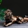 Piggy bank "lion lying small" 20x33x14cm