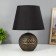 Table lamp "Cindy" E14 40W Black 23x23x32 cm Risalux