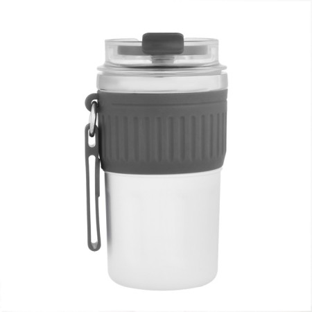 Thermal circle, 400 ml, New Design, retains heat up to 8 hours, gray-1