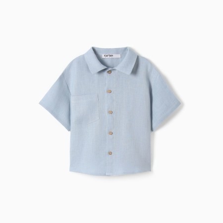 Board for the boy KAFTAN LINEN, p. 34 (122-128), blue-5