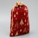 Bag gift plush “heat and love”, Christmas trees, embossing, 20 x 30 cm +/- 1.5 cm, New Year