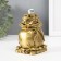 NECKE Polystone for bronze "Two toads on a bag with coins" 7.2x6.2x12 cm