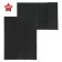 A4 elastic band A4, 500 μm Calligrata, Koreshka 4 mm, up to 300 sheets, embossing "Sand", black