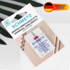 Needle for household sewing machines, double, universal, No. 90/4