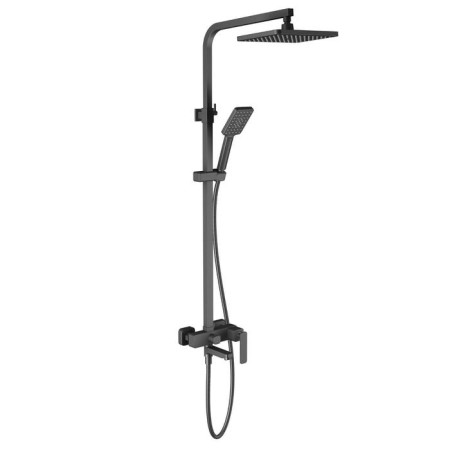 The shower system Timo Torne SX-4320/03, single-leaf, tropical shower, hand watering can, black