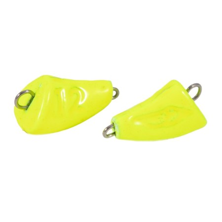 Cargo bullet-excentric stained collapsible Yaman 10 pcs., 12 g, yellow-2