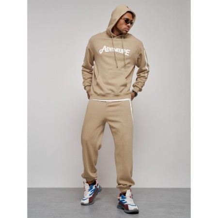 Sports suit men's, size 56, beige color-1