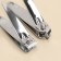 The manicure set "Moore-huma", 7 items, in case, black/white color