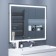 Mirror Uperwood Tanos, 100x80cm, LED backlight, sensory switch, anti -recovery