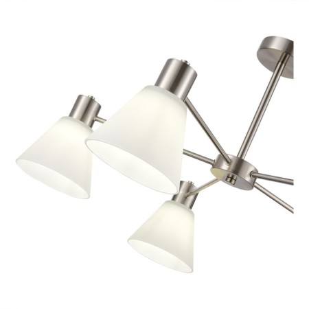 Ceiling EVOLUCE lamp. Sle1561-103-05. Arki. 5x60 watts, E27, 76x76x38 cm, Nickel color-2