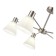 Ceiling EVOLUCE lamp. Sle1561-103-05. Arki. 5x60 watts, E27, 76x76x38 cm, Nickel color