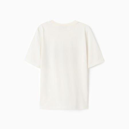 T -shirt female, milk color, size 48-3