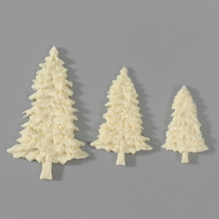 Silicone Mold "Christmas trees" (prayer 7x4 cm; 5x3 cm; 4x2.3 cm)-3