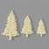Silicone Mold "Christmas trees" (prayer 7x4 cm; 5x3 cm; 4x2.3 cm)