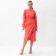 Women's dress Minaku: Casual Collection Red color, rr 48