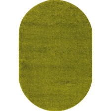 Oval carpet Merinos Shaggy Ultra, size 150x230 cm, color Green