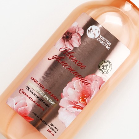 Shower gel “soft moisture”, 300 ml, aroma of flowers, pure happiness-2