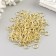 Screw-eye screw for fastening paintings, gold photographs (set 100 pcs) 1.8x0.9 cm