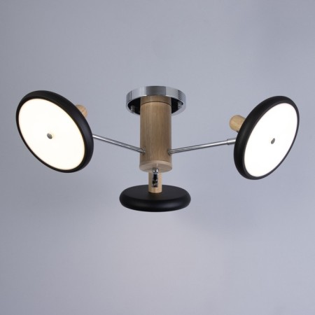 Julia chandelier 3XLED 72W 3000-6000K black-chromium 62x62x22 cm-1