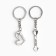 Key keychain, non -memorials “I will love you forever” 9 x 13 cm