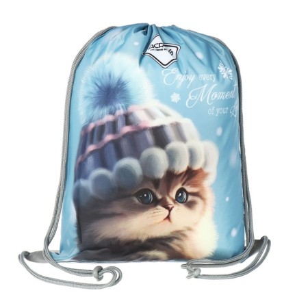 School backpack 40x33x15cm, ergonomic back, Across 410, Blue-10