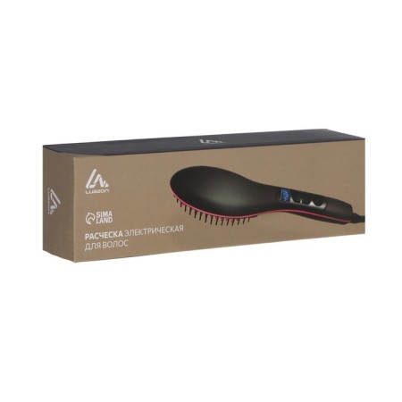 Comb Luazon LR-02, electric, 50 W, display, adjustment T, 220 V, pink-9
