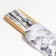 Fan bamboo, textiles h = 21 cm "flowers" with a cover, black and white