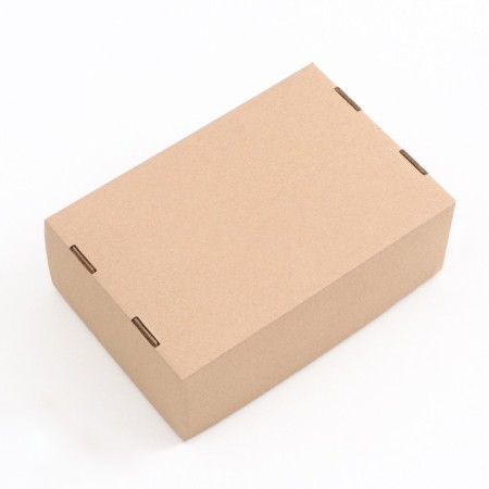 The box is folding, the lid is 24 x 17 x 9 cm, brown-1