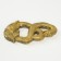 Panel with the suspension "Snake in the Flower" Old Gold, 12x7x1cm