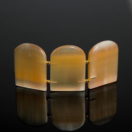 Triptih Orthodox, 12 × 6.5 × 1 cm, selenite-2
