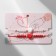 Bracelet-reinforcing “thread red thread” set 2 pcs., Heart, red-white color
