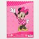 Color paper, A4, 18 sheets, 10 colors, non -unilateral, on paper, 48 g/m², Minnie Mouse
