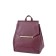 Backpack claim. Kozh, department on a valve, burgundy color 24x12x32