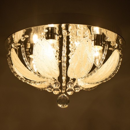 Svetogor chandelier "Melbourne" 4x60W E27 LED lighting chrome 40x40cm-5
