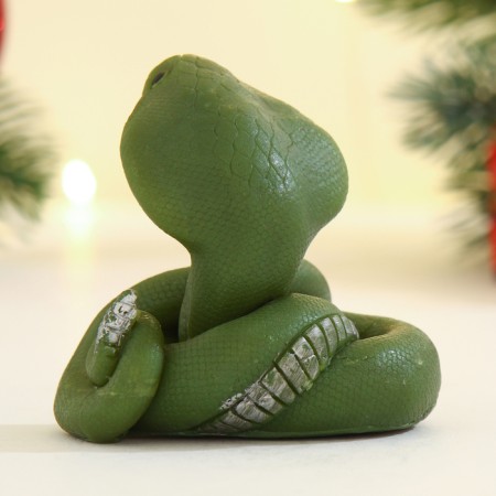 Figure soap "Snake of Kobryusha" green, 40g-3