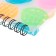 A4 folder on a spiral with 20 transparent Buttons liners, embossing - sand, thickness 550 μm