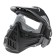 Glasses-mask for motorcycle driving, collapsible, transparent visor, visor, black color