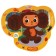 Puzzle in the frame "Cheburashka"