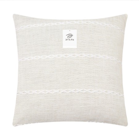 Pillowcase decorative Ethel pigtail color, 45x45 cm polyester-5