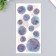 Stickers "Planets and constellations" set of 3 sheets 10x20 cm
