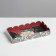 Box for confectionery products with PVC Cinnamon cover, 10.5 x 21 x 3 cm, new year